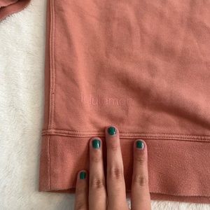 LULULEMON PERFECTLY OVERSIZED HOODIE SIZE 4 IN PINK SAVANNAH